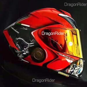الوجه الكامل Shoei X14 Ducadtiii دراجة نارية خوذة مضادة لضادة الفخار رجل ركوب السيارات Motocross دراجة نارية خوذة-لا الأصلي-helme275l