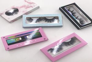 Eyelashes soft box tape lashes box custom private label logo dramatic long mink lashes package1885416