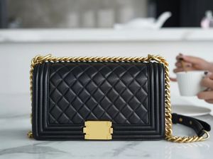 10a en yüksek kaliteli ürünler omuz çantası tasarımcısı 25cm kadın havyar deri koyun derisi crossbody çantalar moda üst düzey zincir çantalar bayan çanta