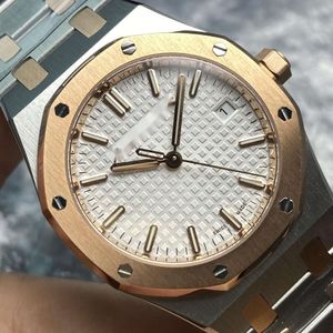 AUDMAR PETEUT LOSG Auto Watch Luxus -Armbandwatch 34mm Ultradhin Relgio AP Frauen Super Colone Mechanical Kaliber 5800 Bewegung Uhr zurück transparent Montre Royal Rel