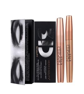 HERES B2UTY 3D Fiber Lash Mascara Lengthening Mascara 3D waterproof Transplanting Gel Natural Black Color Makeup Mascara Set7202477