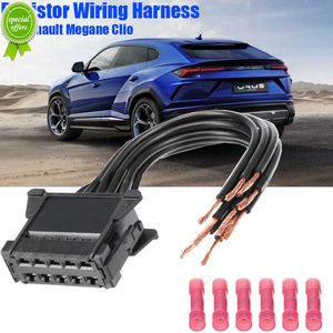 New Car Heater Blower Resistor Wiring Loom Harness Connector 8200729298 For Renault Megane 2 Scenic II Clio Grandtour Grand Scenic