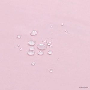 Tende da doccia Tenda da doccia in tessuto impermeabile moderno rosa increspato Solido decorativo Tenda da doccia in fattoria R231101