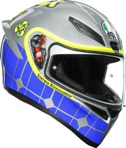 Casques de moto de luxe AGV casques découverts pour hommes et femmes K1 Rossi Mugello 2015 Full Face Sport RacingWN SRAZ ARRQ