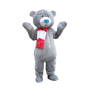 Performance Teddy Bear Costumi mascotte Festività Celebrazione Personaggio dei cartoni animati Vestito Completo Carnevale Adulti Taglia Halloween Natale Fancy Party Dress