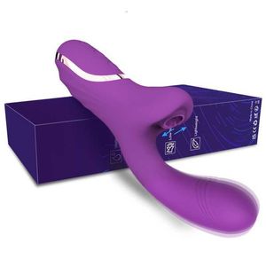 Massager zabawek seksu dla dorosłych masażer potężny łechtaczka wibrator dildo żeńska dla kobiet lizanie języka Sucker Cliteris towar dorośli 18