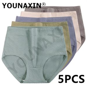Women's Panties 5 Pc Big Size Briefs Lingerie Cotton Undies Girls Underwear High Waist Large Undershorts XL 2XL 3XL 4XL 5XL 6XL 231031