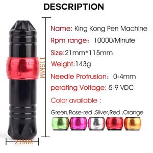 Tattoo Guns Kits 2023 Professional Rotary Machine Pen Quietly Motor Make Up Brand Supplies