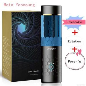 Sex Toy Massager Adults Massager New Automatic Telescopic Rotating Masturbation Cup Power Male Masturbation18 Adult Goods s for Men Sucking Machine