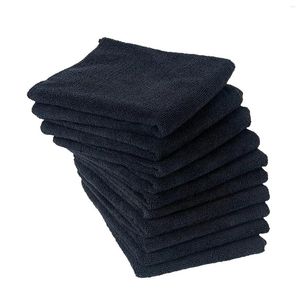 Towel Wholesale Black Home Microfiber Spa Salon Hair Drying Guest Used Hand Towels For Stylist 6 Pack