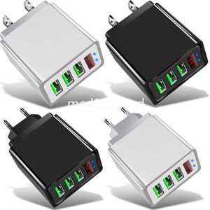 Universal Display 3A Max 3 Ports Eu US Wall Charger For Iphone 7 8 11 12 13 14 Samsung Xiaomi M1