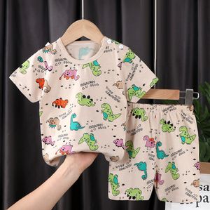 The latest home cloth children short sleeve suit baby shorts home clothes a variety of styles to choose from support custom logo