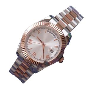 Wysokiej jakości zegarki luksusowe męskie zegarki 36 mm 41 mm stal nierdzewna wodoodporna chronograf zegarek dla mężczyzn 8205 ruch Luminous Sapphire luksusowe prezenty Montre zegarki