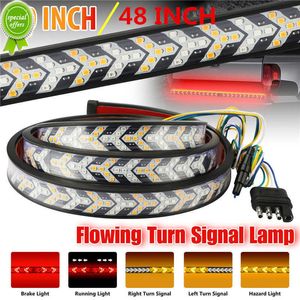 Ny 48 -tums pickup Light Bar Fishbone Car Tail Light Highlight Styrningsbromsfunktion Pickup Signal VARNING RUNNING LJUS