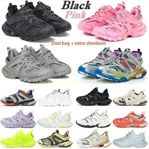 Balencaigaitiess Designer Womens Mens Shoes Track 3 3.0 Sneakers Luxury Trainers Triple Black White Pink Blue Orange Nylon Printed Platform trainers Paris shoes R2