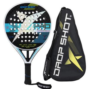 Tennis Rackets Padel Racket with Cover Bag Carbon Fiber EVA Teach Rubber Paddle Shovel 231031