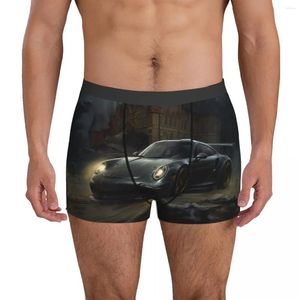 Underpants Classic Sports Car Underwear Gótico Mystic Masculino Impressão Engraçado Boxer Shorts Breve Plus Size 2XL