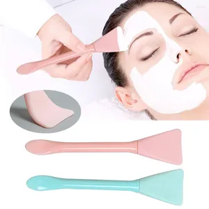 Pennelli per trucco 1 pz Pennello per maschera professionale Maschere di fango piatte in silicone morbido Frullatore Applicatore Pulizia del viso Cura della pelle Accessori per strumenti