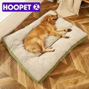 kennels pens HOOPET Warm Dogs Sleeping Bed Soft Fleece Pet Blanket Detachable Cat Puppy Mat Cushion for Small Medium Large Dogs Pet Supplies 231101