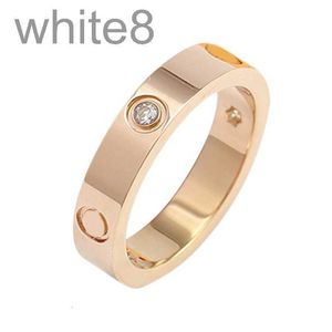 Band Rings Designerlove screw ring mens s assic luxury designer women Titanium steel Gold-Plated Jewelry Gold Silver Rose Never fade 4 5 6 60OL