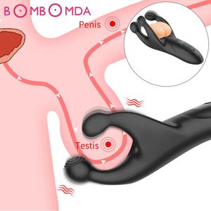 Vibradores testículo massageador vibradores para homens brinquedos sexy 10 velocidades vibrando massageador de próstata silicone bens adultos para homens casal erótico 231121