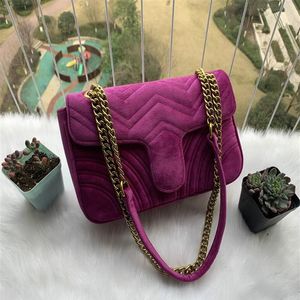 443497 för väskor plånbok sammet kvinnor hög säck kvalitet messenger designer väska axel luxy handväskor crossbody kedja han biaeg305p