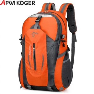 Mochila clássico 40l mochila ao ar livre homens mulheres de alta qualidade à prova d'água mochila de viagem para homens causal patchwork esporte mochila mulheres 231031