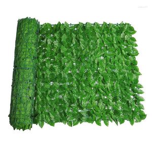 Decorative Flowers Wreaths Decorative Flowers Fence For Green Garden Privacy Outdoor Turf Plants Home Fake Decoration Grass Ivy Sn L Dhvcs