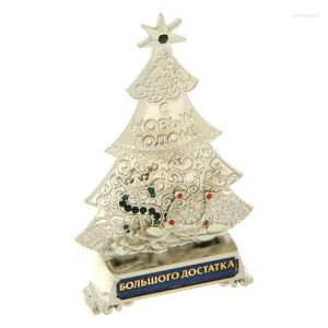 Christmas Decorations Design Metal Crafts Tree Celebrate Home Decoration Russia Year Wishes Wealth Health