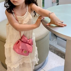 Stilista Bambini Ragazza Borse Bambini Piccole borse a tracolla Bowknot adorabili Mini carino Flip Pu Messenger Borsa a tracolla Borsa da donna Tote Portamonete Borsa per bambini