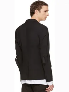 Men's Suits Menswear Fashion Trend Hair Stylist Catwalk Slim Simple Casual Large Size Suit Jacket Clothing