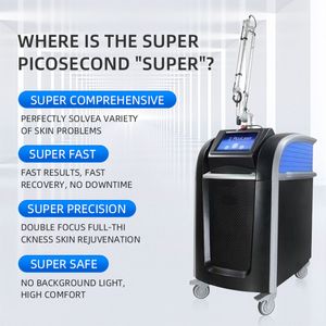 Hot Selling Picosecond Laser Tattoo Removal Beauty Machine ND Yag Spot Remover Icke-invasiv Eyebrow Washing Laser Tattoo Ta bort utrustning