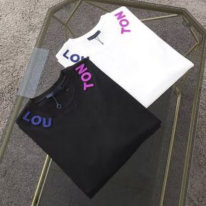 디자이너 럭셔리 남자 티셔츠 여름 캐주얼 짧은 슬리브 승무원 목 티셔츠 T 셔츠 고품질 티 탑 남성 여성 3D 칫솔 자수 티셔츠 셔츠