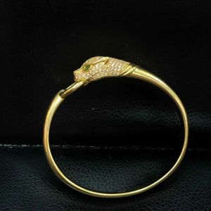 Jewelry Designer Artier Bracelet High End Gold Leopard Head With Detachable Core Exquisite Premium Hand Ring Water Original Box 222587