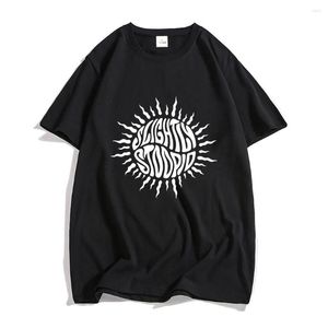 Erkek Tişörtleri Biraz Stoopid Büyük Boy Tişörtler Erkekler Moda Ağır Zihinsel Grunge Tshirts Pamuk Tees Four Seasons Graffiti yakışıklı yumuşak