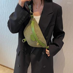 Sacos de cintura Mulheres Casual Corduroy Crossbody Bag Fanny Pack Simples Viagem Telefone Bolsa Grande Lona Banana Hip Cinto