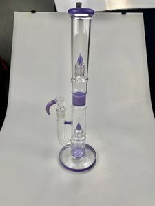 Personalizzazione bong a nido d'ape narghilè pipa per fumare Bong in vetro borosilicato Gravity Hookah Elf Bardab rig cenere catche Ciotola in corno di mucca in omaggio nello stesso colore