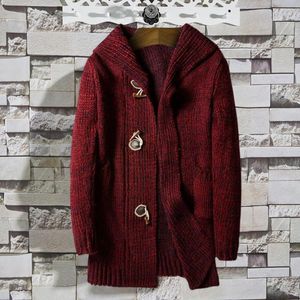 Men's Sweaters Nice-looking Men Sweater Coat Wool Blend Knitted Long Sleeve Fashion Male Keep Warm