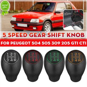 New Manual Gear Shift Knob 5 Speed Lever Shifter Handle Plastic Car Accessories Peugeot For 205 CTI gear head shift handball