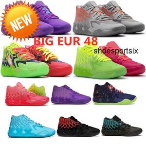 OG MB OG Roller Scarpe 2022 Scarpe da basket designer di uomini MB.01 Lamelo Ball Buzz Queen City Rick e Morty Galaxy Rock Ridge Volt Blast di alta qualità