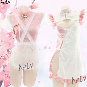 ANI 2022 Spring Romantic Sakura Series Dress Costumes Anime Loliat Girl Dating Cherry Blossoms Underkläder Uniform Set Cosplay Cosplay