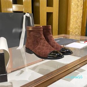 luxury designer Leather Women boots Martin Desert Boot flamingos Love medal real leathers coarse Winter designers shoes