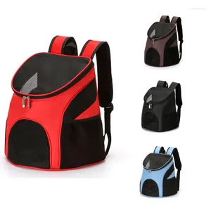 Dog Carrier Portable Foldable Mesh Cat Backpack Breathable Bag Large Capacity Outdoor Travel Double Shoulder