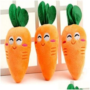 Dog Toys & Chews Dog Toys Chews Carrot Plush Chew Squeaker Toy Vegetables Shape Pet Puppy Drop Delivery Home Garden Supplies Home Gard Dhirt