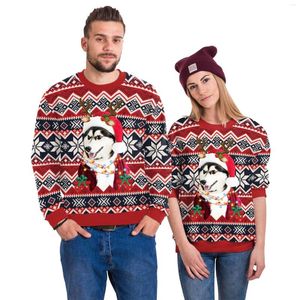 designer hoodie fear god hoodie Men's Sweaters Men Women Elf Ugly Christmas Sweater Xmas Jumpers Tops 3D Funny Printed Sweatshirt Couple Pullover Festive Clothing