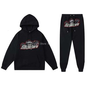 Men's Tracksuits Men Roupas Roupa Trepa Trap Start Shooter Sportswear Hoodie Troushers 2 peças Terno Fashion Hip Hop Streetwear Brand