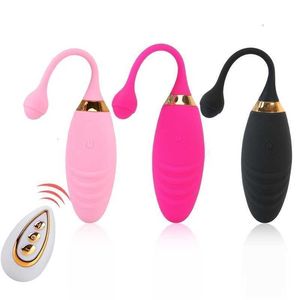 Massageador de brinquedos sexuais Massageador adulto Olo calça de calça vestível Vagina Ball Vibrator Remote Remote ovos vibratórios Toy estimulador de clitóris G.