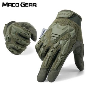 Luvas de ciclismo Luvas Táticas Camo Exército Militar Ciclismo Luva Esporte Escalada Paintball Tiro Caça Equitação Ski Full Finger Mittens Men 231101