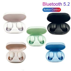 A6S Bluetooth Kulaklıklar A6S Kablosuz Spor Açık Mekan Kablosuz Kulaklıklar 5.2 Şarjlı Bölme Araba Mini Kulaklık Düğmeleri Kimistore4