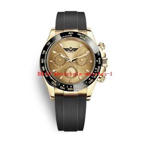 20 Stil 40 mm Herrenuhr 116500 116518 116518LN-0042 Sportuhren 2813 Automatikwerk Uhren Gold Panda Zifferblatt de Luxe Armbanduhren Kautschukband